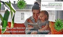 Onlinesprechstunde beim Kinderarzt!